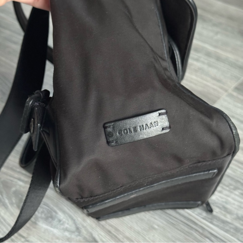 Cole Haan ZeroGrand Nylon & Leather Backpack – Black - Picture 7 of 8